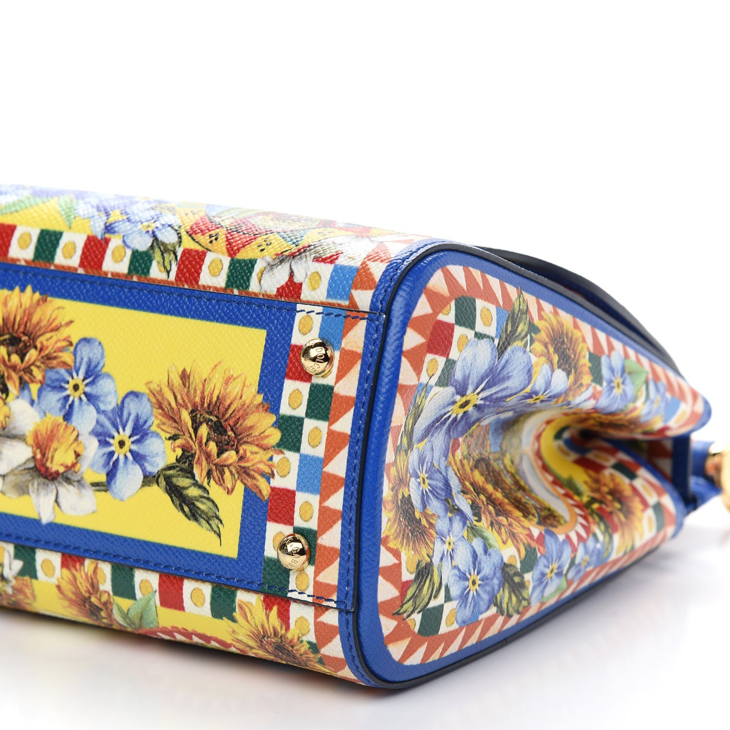 Dolce & Gabbana Dauphine Majolica Print Medium Miss Sicily Satchel Multicolor 8 of 8