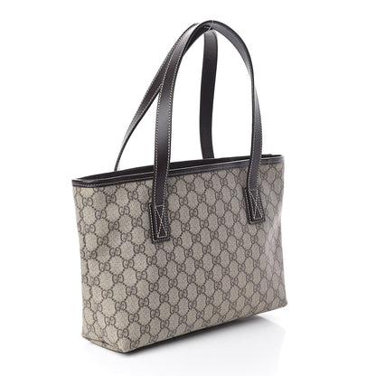 Gucci GG Supreme Monogram Small Joy Tote Dark Brown 3 of 9