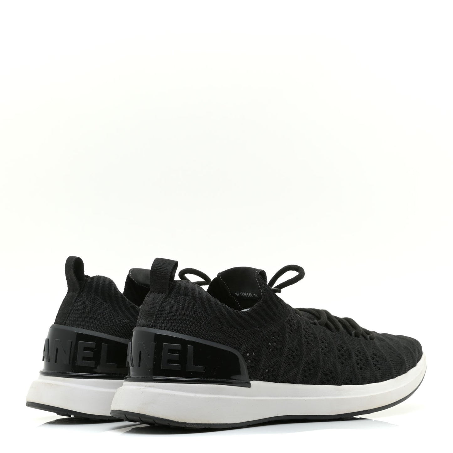 Fabric Logo Sneakers 39 Black
