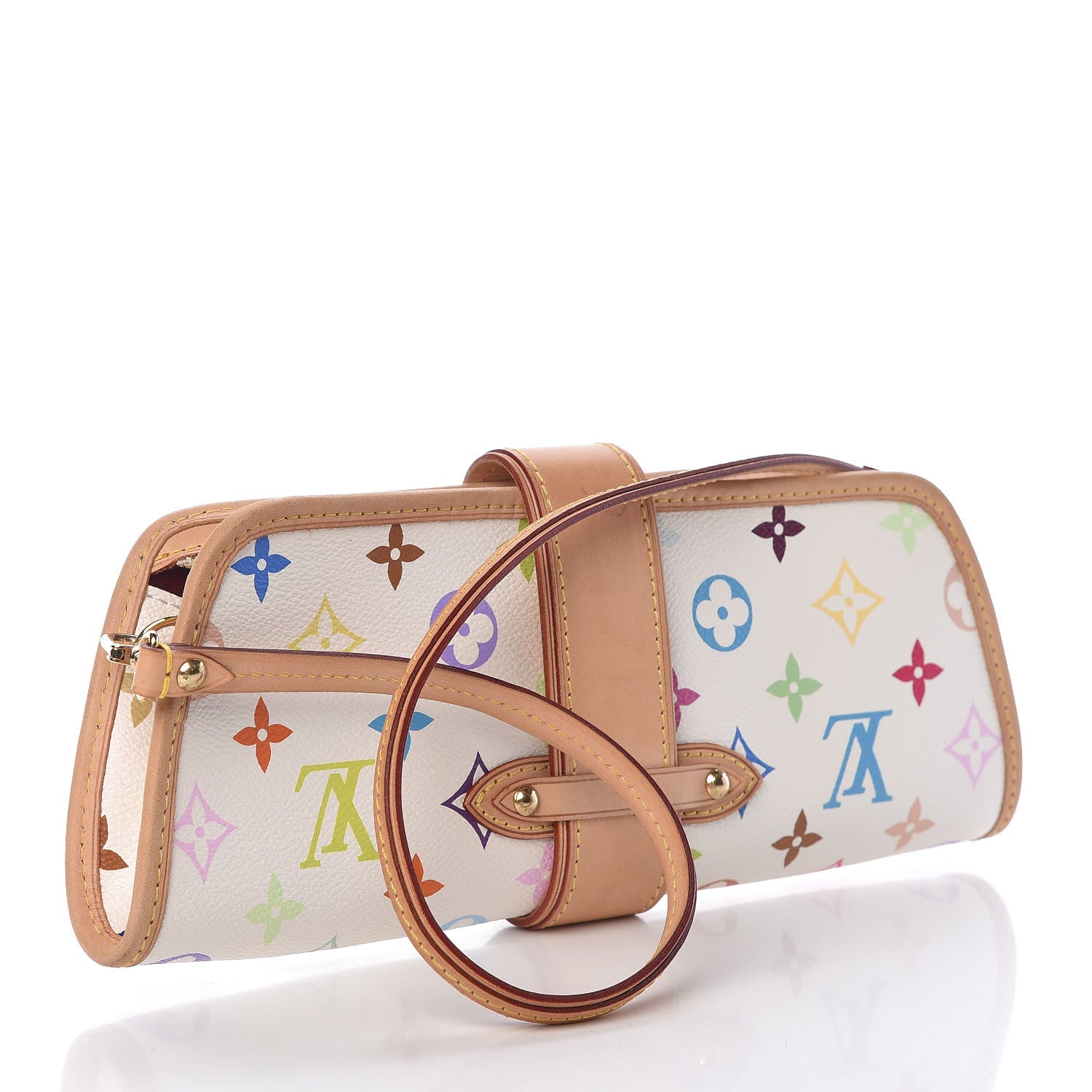 Louis Vuitton Monogram Multicolor Shirley White 3 of 10