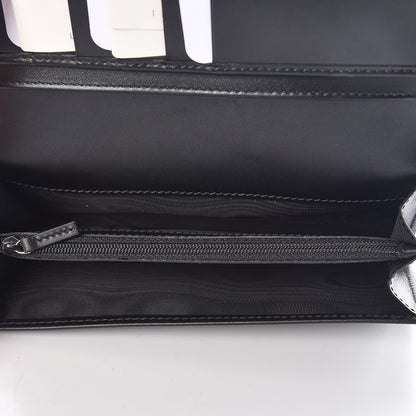 Gucci Guccissima Signature Web New Web Continental Wallet Black 5 of 7