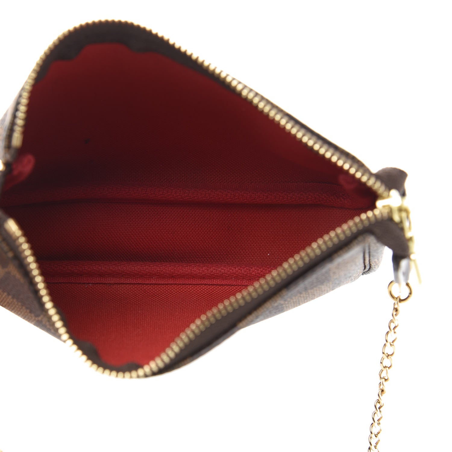 Louis Vuitton Damier Ebene Mini Pochette Accessories 5 of 9