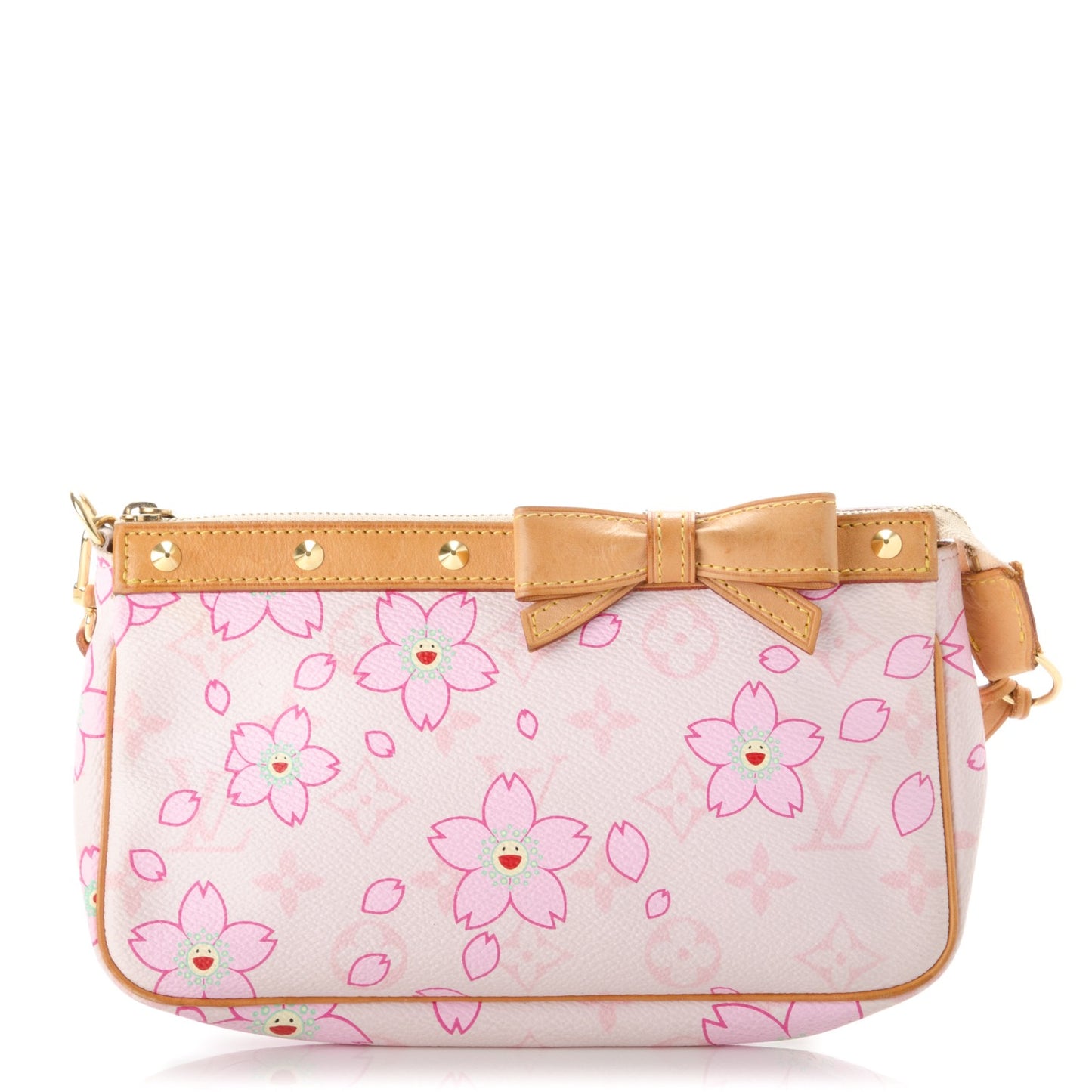 Monogram Cherry Blossom Pochette Accessories Pink