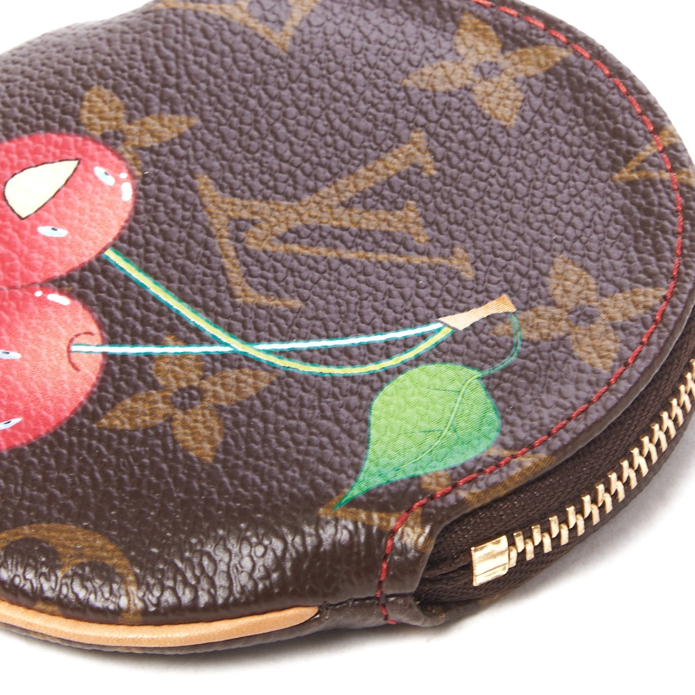Louis Vuitton Monogram Cerises Round Coin Purse 5 of 7