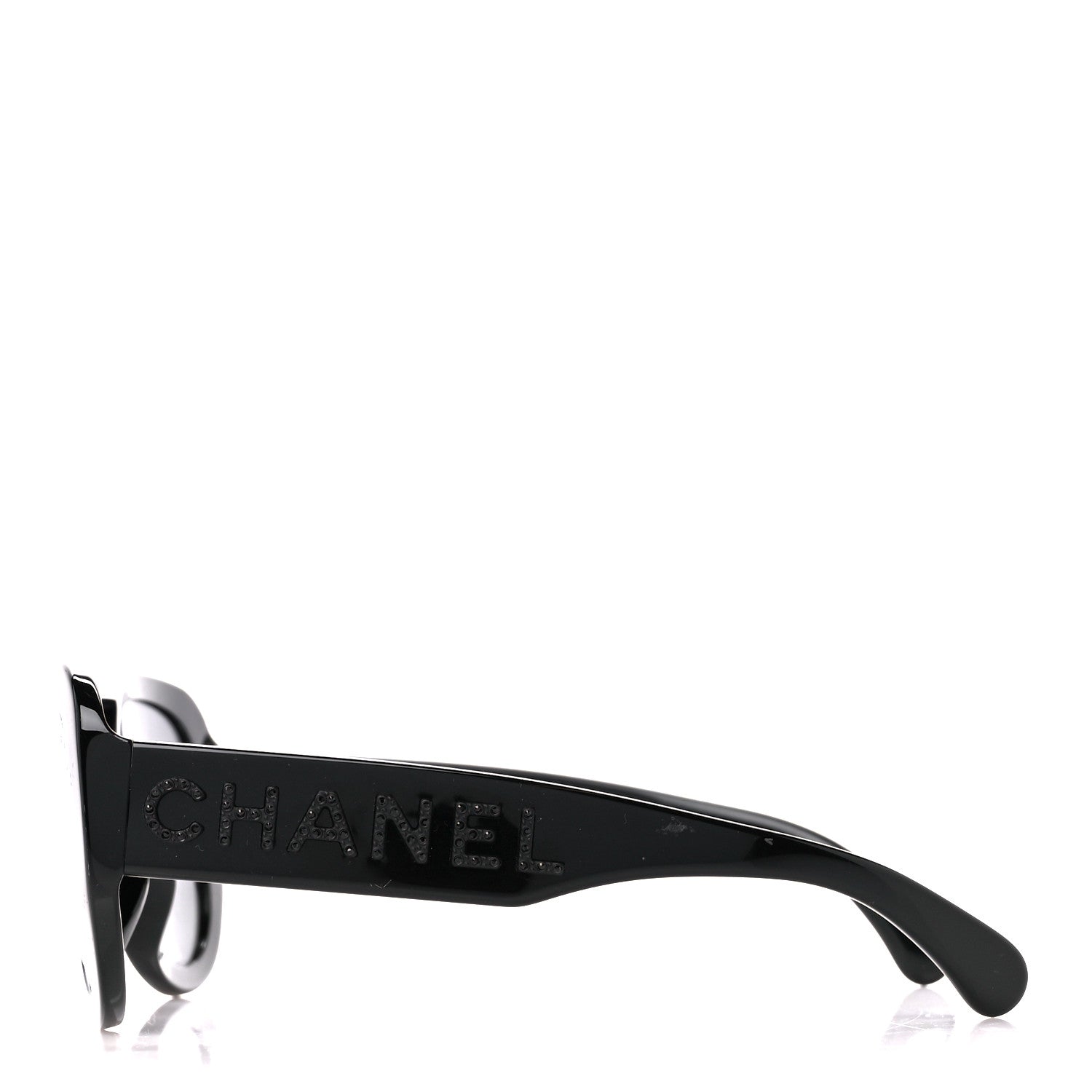 Chanel Resin Polarized Sunglasses 5423-B Black 3 of 8