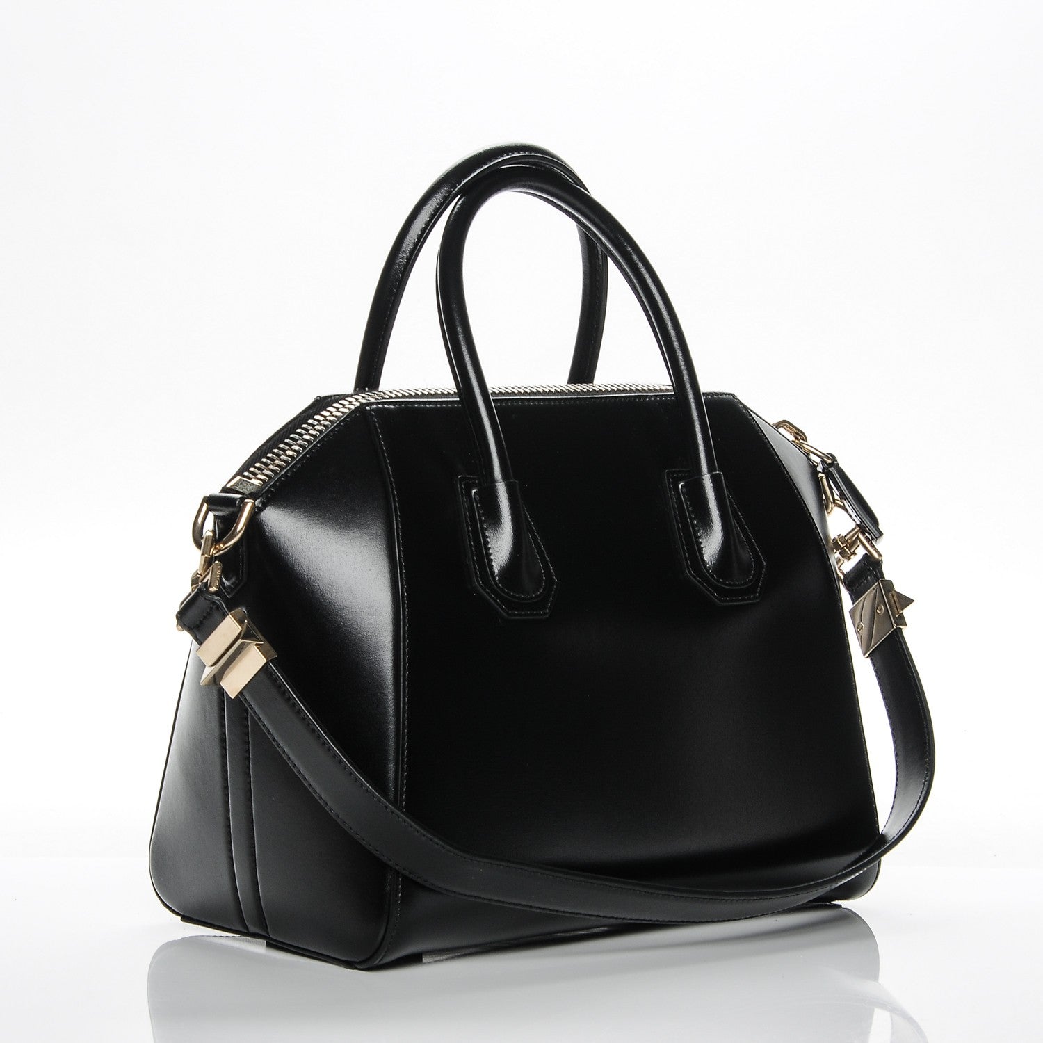 Givenchy Shiny Lord Calfskin Small Antigona Black 3 of 7
