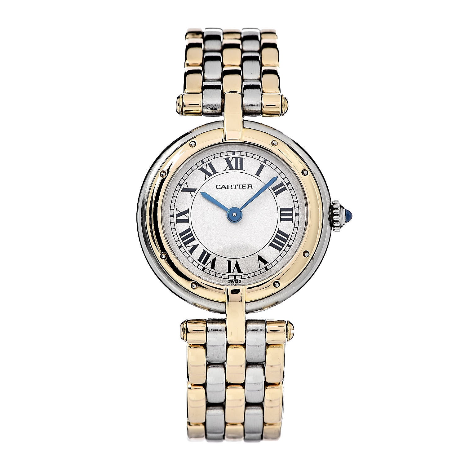 Cartier Stainless Steel 18K Yellow Gold 24mm Panthere Vendome Quartz Watch 1 of 7