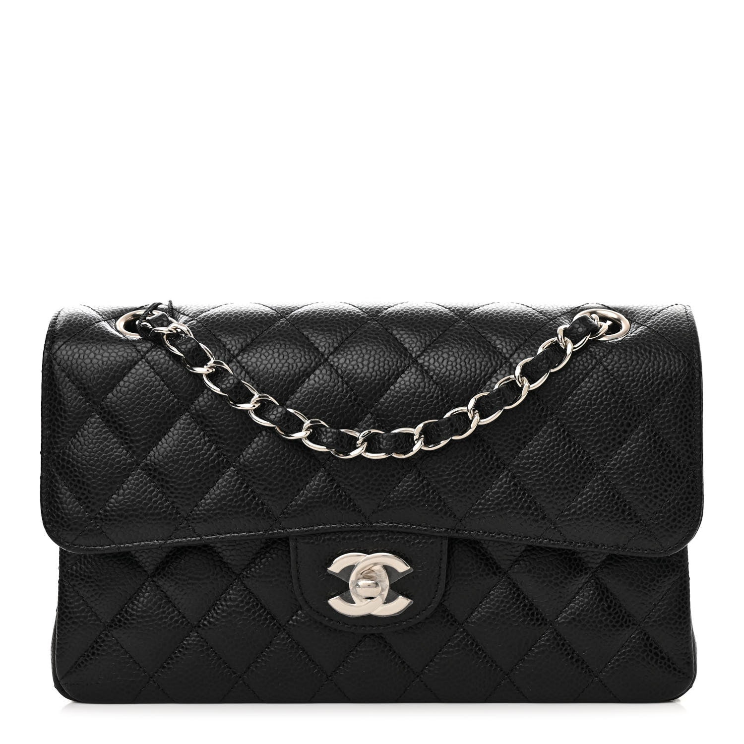 Chanel Caviar Quilted Small Double Flap Black 1 of 10
