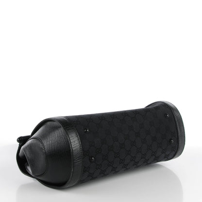 Gucci Monogram Bamboo Bullet Bag Black 4 of 8
