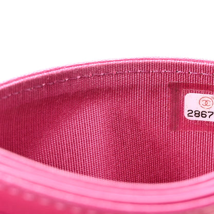 Chanel Goatskin Timeless CC Card Holder Fuchsia 8 of 9