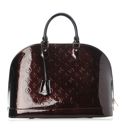 Louis Vuitton Vernis Alma GM Amarante 1 of 10