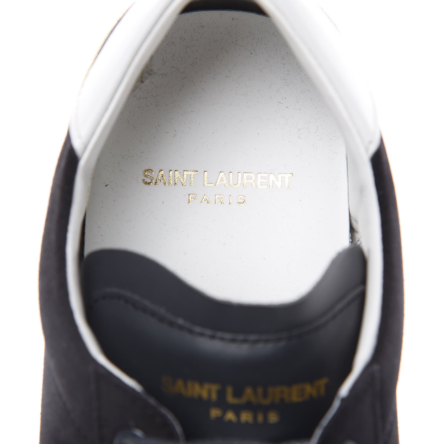 Saint Laurent Suede Mens Soho Court Classic Sneakers 40 Black Anthracite 7 of 9