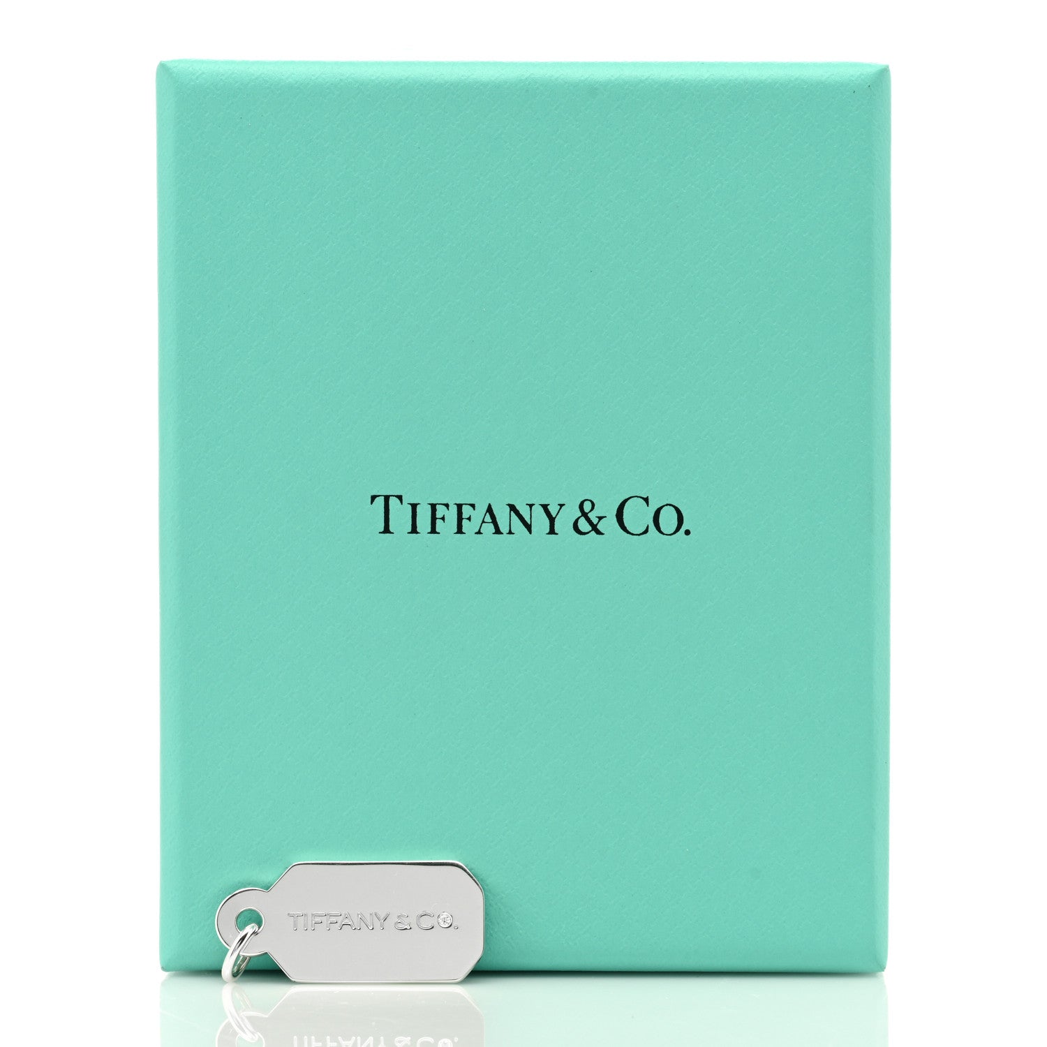 Tiffany Sterling Silver Diamond Price Tag Charm 3 of 3