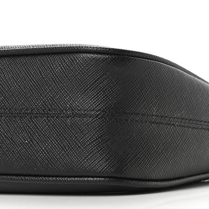 Prada Saffiano Lux Re-Edition 2005 Shoulder Bag Black 10 of 10