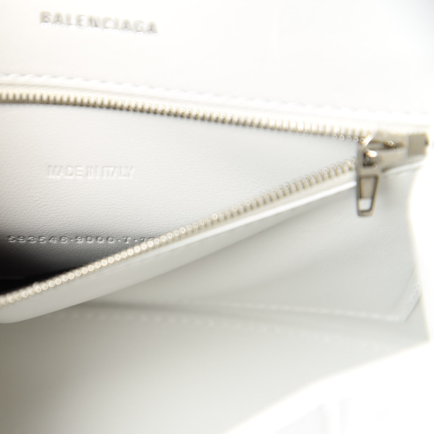 Balenciaga Shiny Box Calfskin Tonal B Small Hourglass Top Handle Bag White 10 of 11