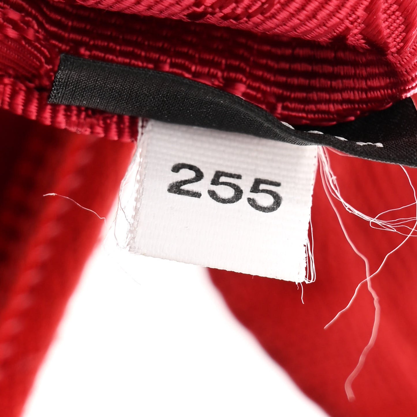 Tessuto Nylon Mini Re-Edition 2000 Bag Rosso