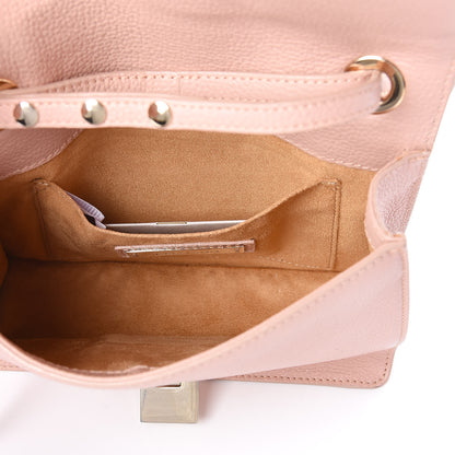Jimmy Choo Pebbled Calfskin Rebel Crossbody Bag Pink 5 of 9