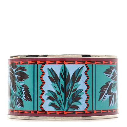 Hermes Enamel Printed Extra Wide Brazil 65 Bracelet Veneneux 3 of 5
