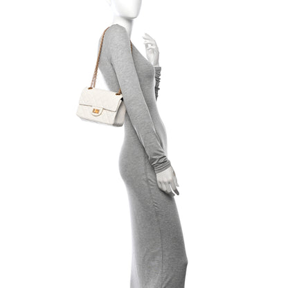 Chanel Aged Calfskin Quilted 2.55 Reissue Mini Flap White 2 of 13