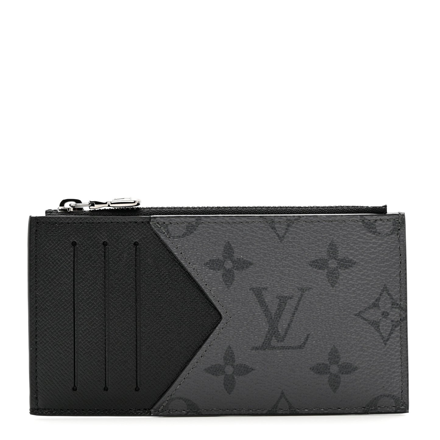 Reverse Monogram Eclipse Taiga Coin Card Holder