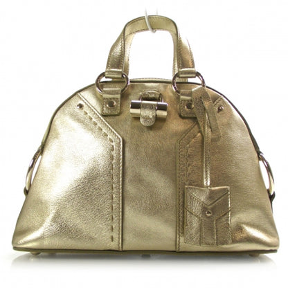 Saint Laurent Leather Mini Muse Gold 1 of 11