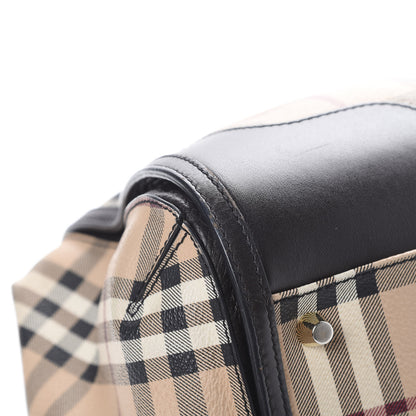 Burberry Haymarket Check Small Gladstone Chocolate 9 of 15