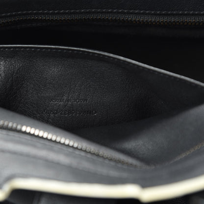Saint Laurent Calfskin Small Monogram Downtown Cabas Black White 8 of 17