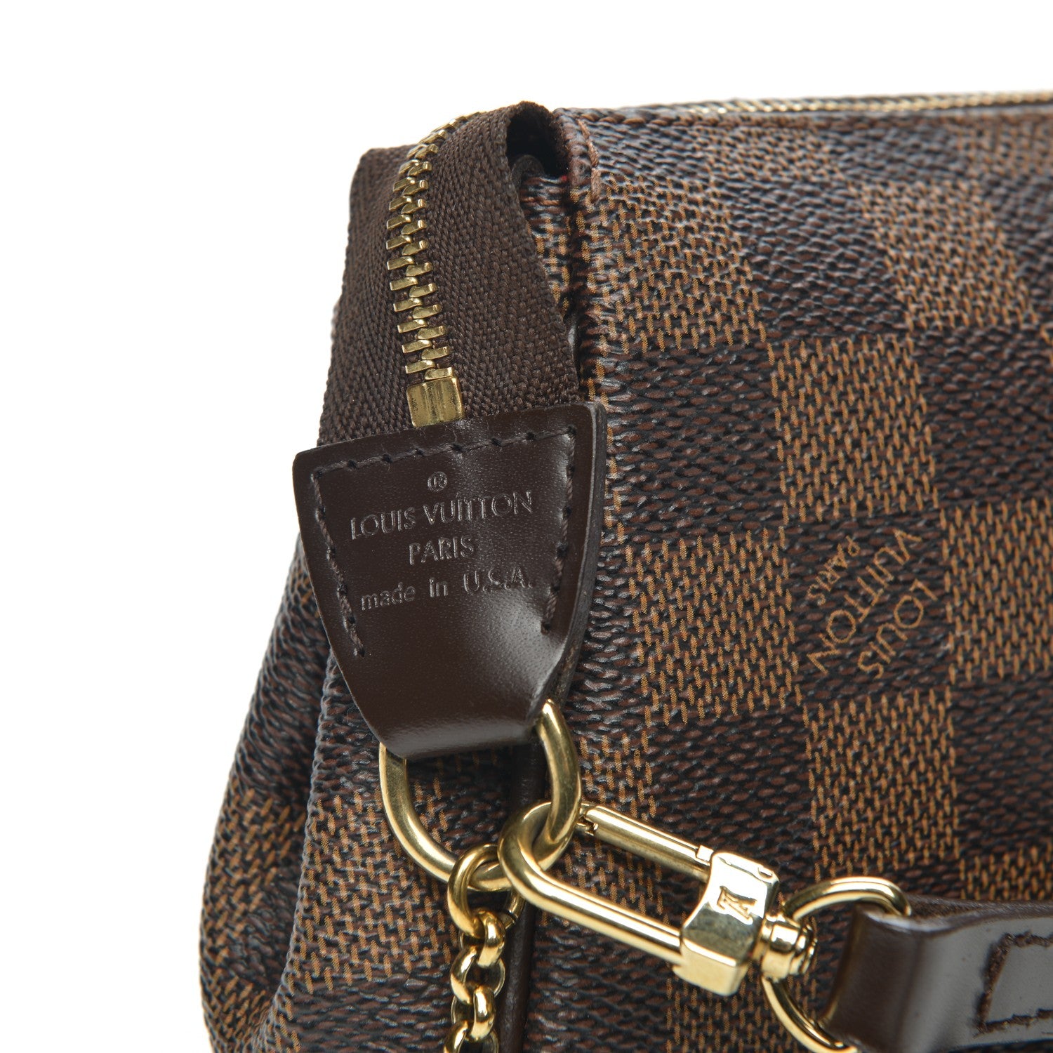 Louis Vuitton Damier Ebene Eva Clutch 6 of 8