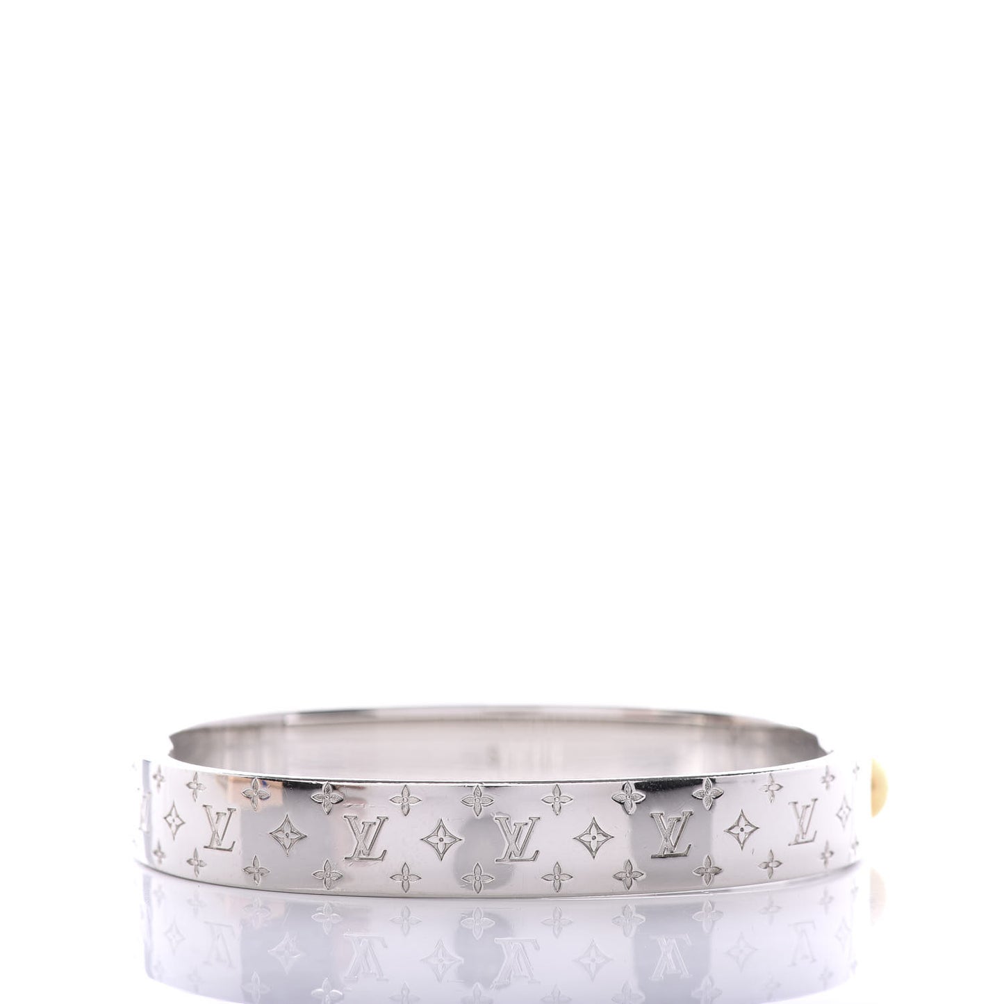 Palladium Monogram Nanogram Cuff S