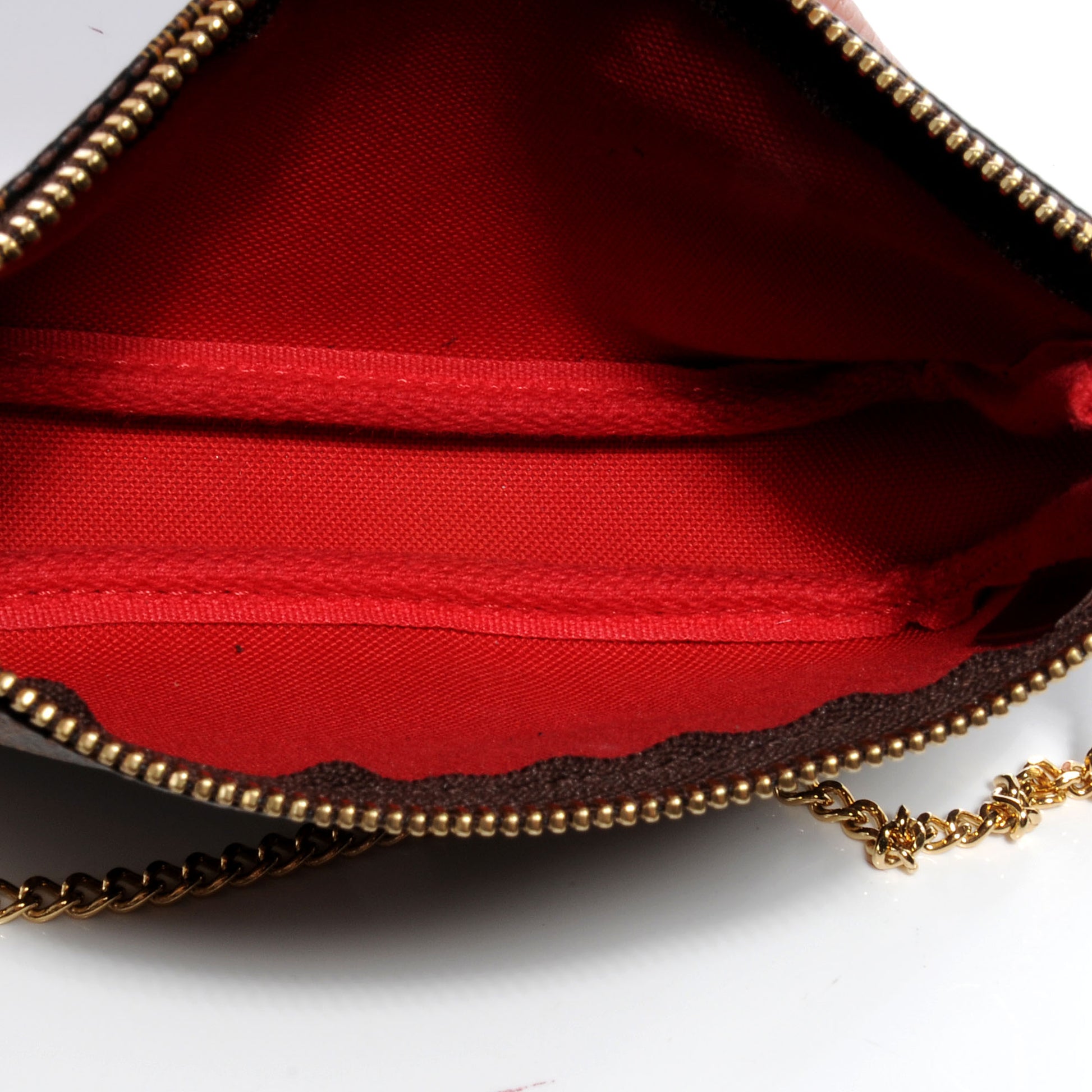 Louis Vuitton Damier Ebene Mini Pochette Accessories Bag 7 of 8