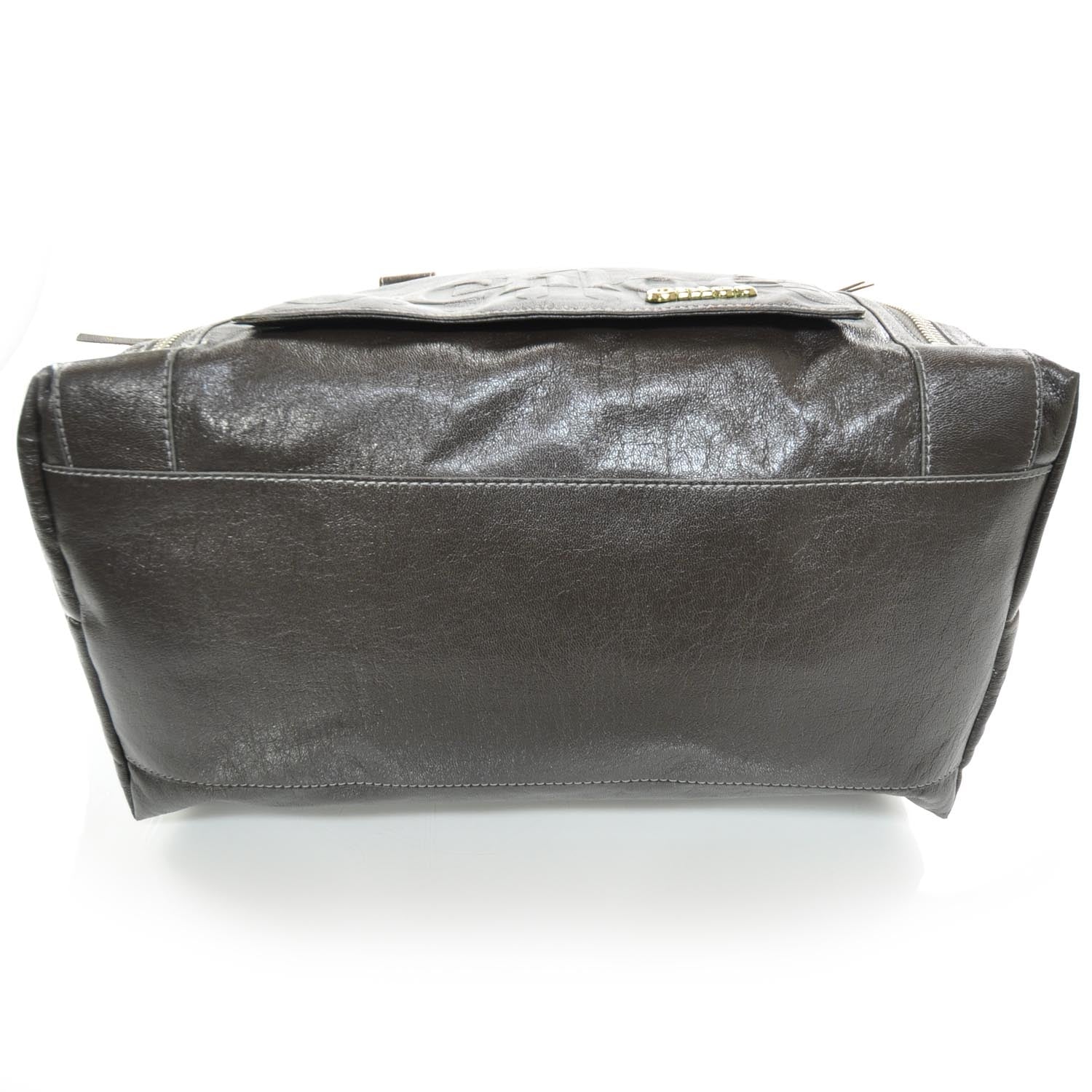 Chloe Leather Eclipse Tote Brown 4 of 10