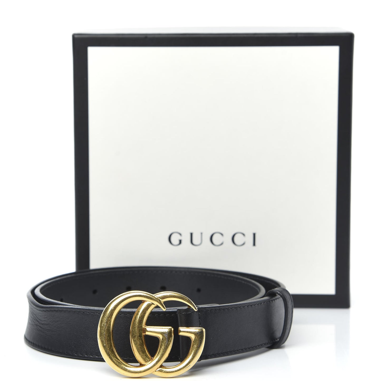 Calfskin Double G 30mm Belt 85 34 Black