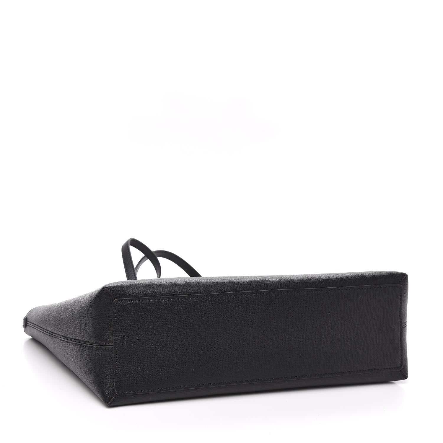 Burberry Grainy Calfskin Haymarket Check Medium Reversible Tote Black 10 of 14