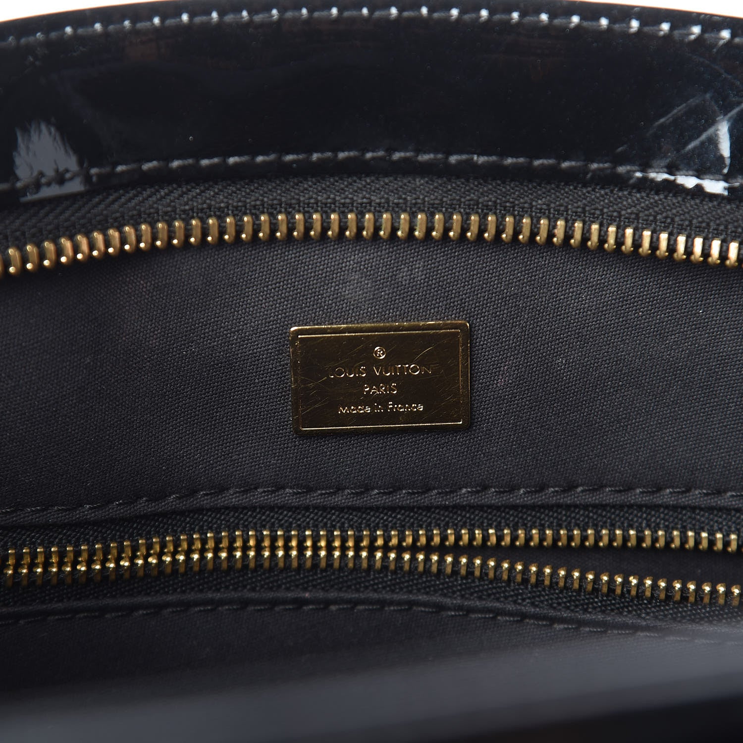 Louis Vuitton Vernis Brea MM Black 8 of 9