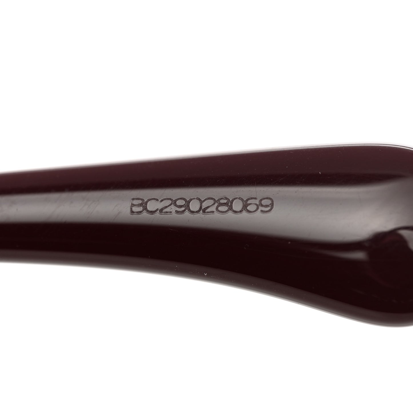 Acetate Charms Pearl Square Sunglasses 5479-A Burgundy