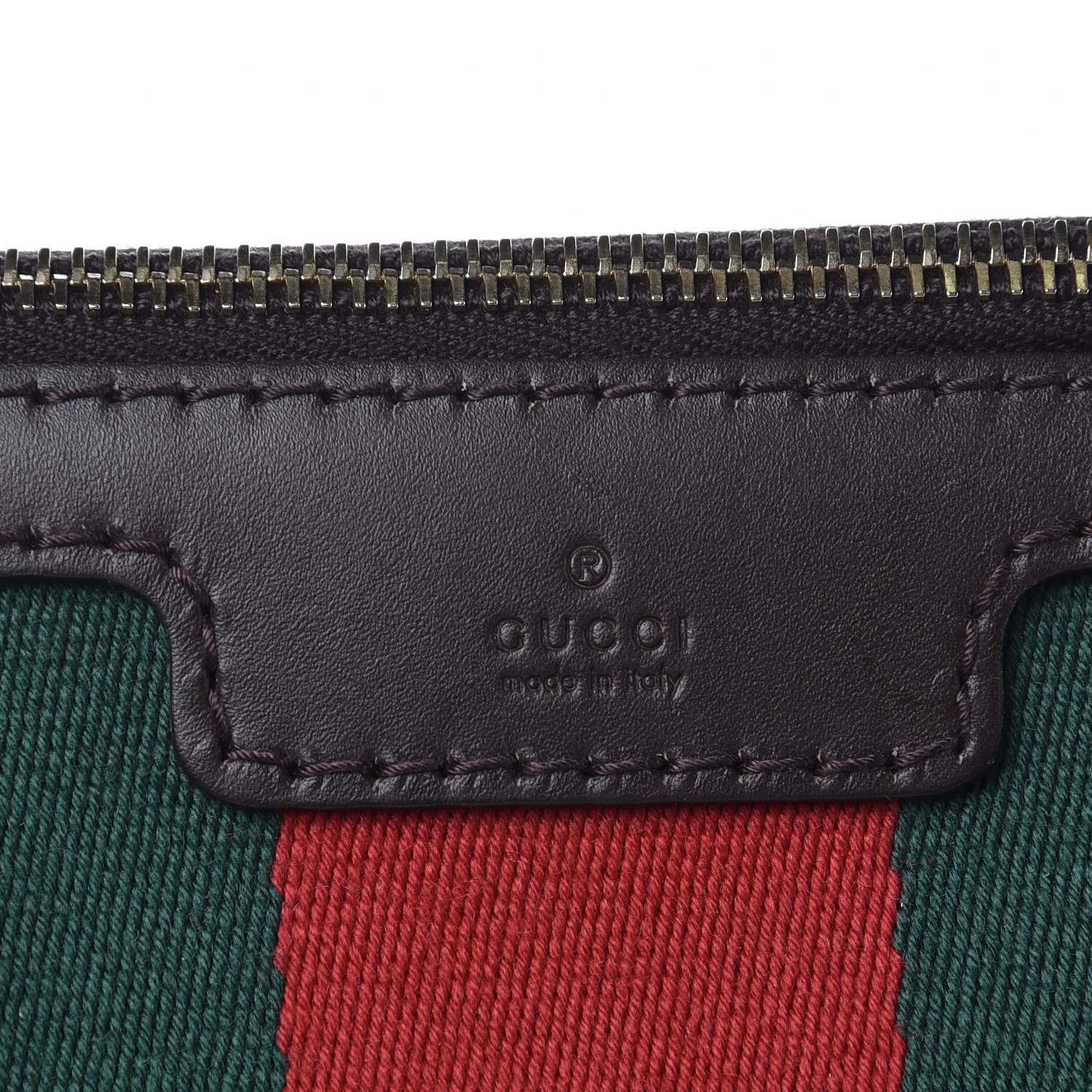 Gucci Monogram Vintage Web Medium Boston Dark Brown 8 of 12