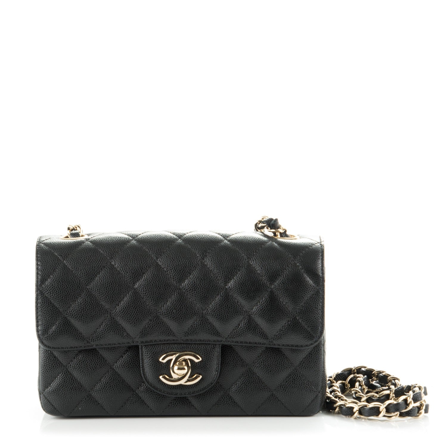 Chanel Caviar Quilted Mini Rectangular Flap Black 1 of 8