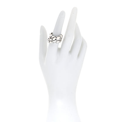 John Hardy Sterling Silver Kali Twist Ring 54 7 2 of 5