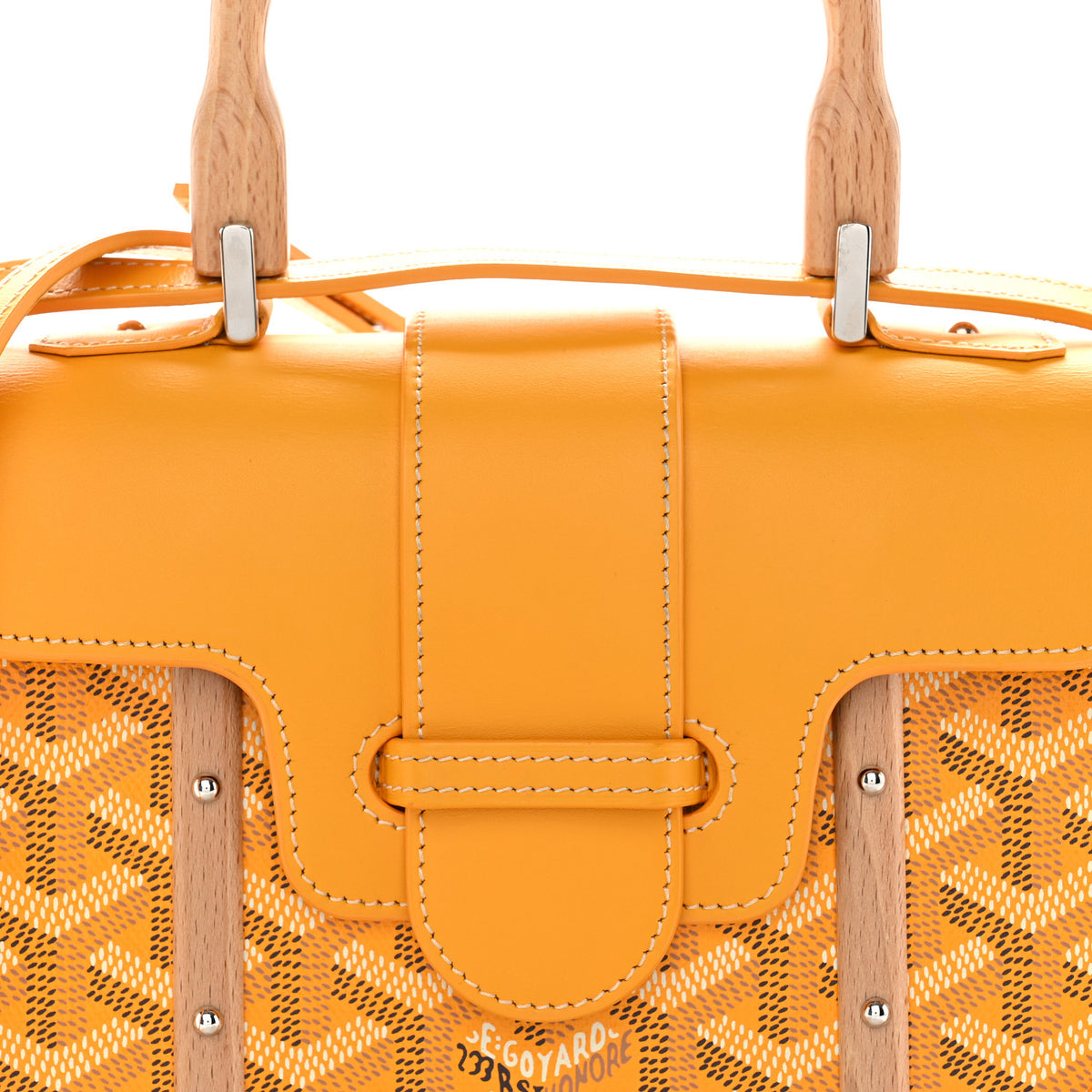 Goyard Goyardine Structure Mini Saigon Yellow 7 of 10