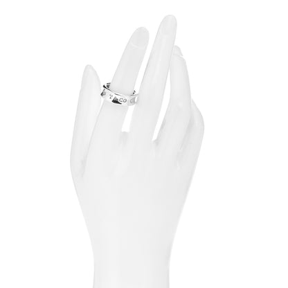 Tiffany Sterling Silver 1837 Band Ring 56 6.5 2 of 4