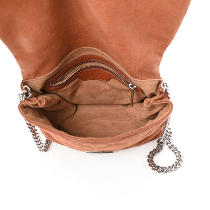Stella McCartney Shaggy Deer Quilted Small Beckett Chain Shoulder Bag Brandy 5 of 8