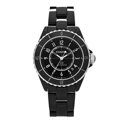 Chanel Stainless Steel Ceramic 38mm J12 Automatic Watch Black 1 of 5
