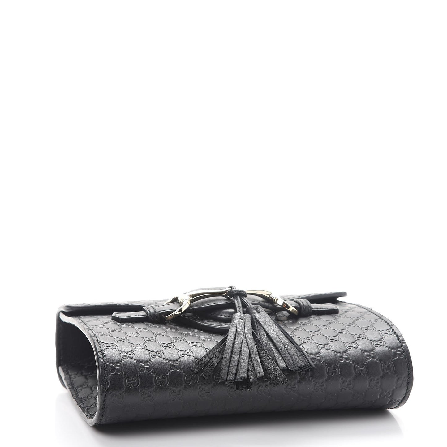 Microguccissima Mini Emily Shoulder Bag Black