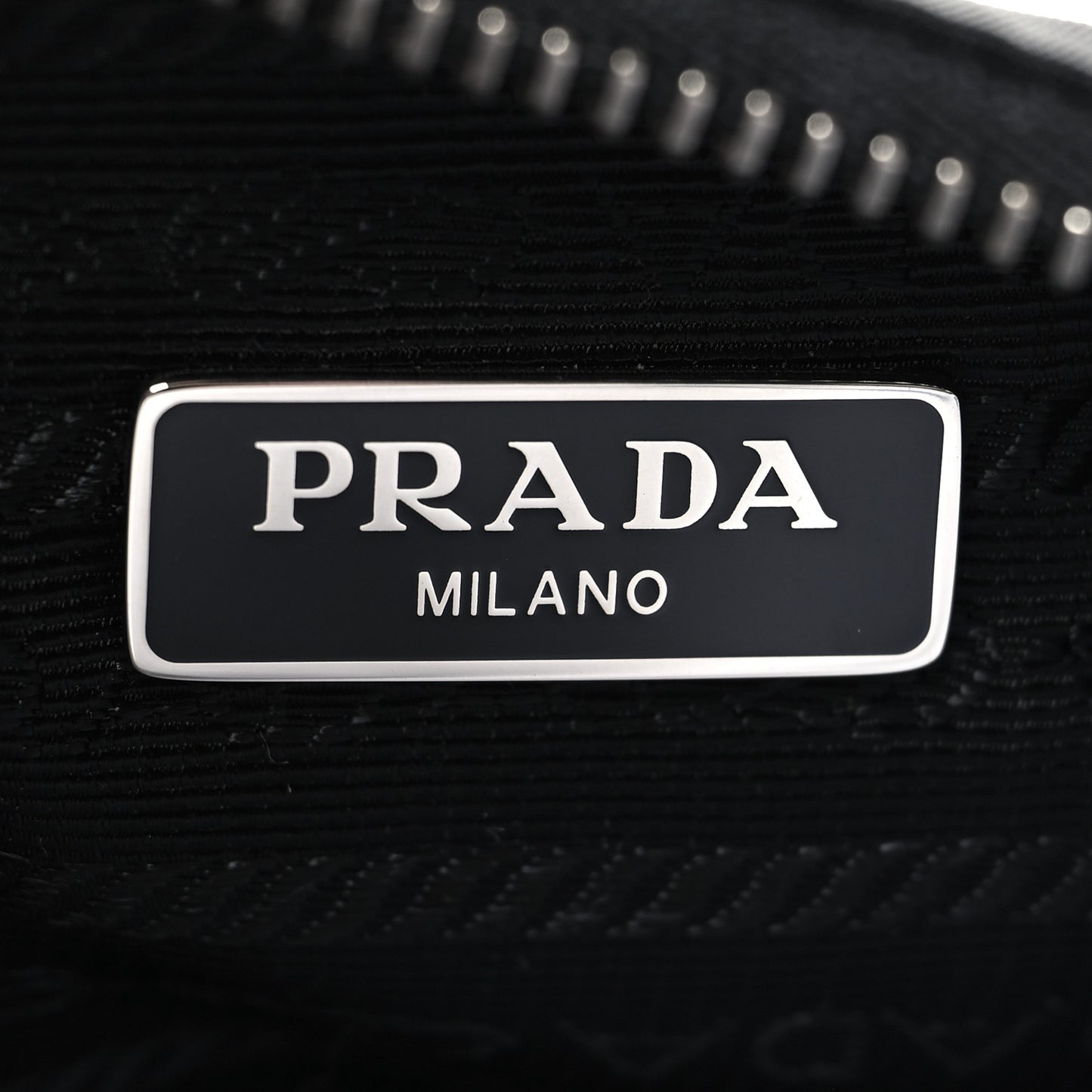 Tessuto Nylon Saffiano Mini Re-Edition 2005 Bag Black