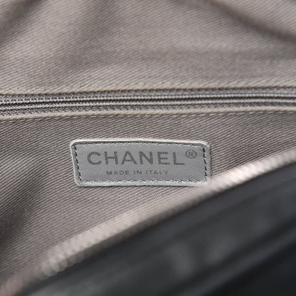 Chanel Iridescent Calfskin Quilted Relax CC Camera Case Black 11 of 16