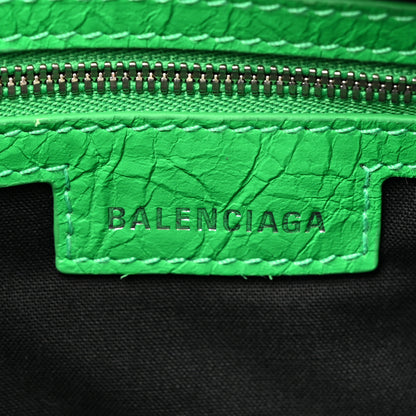 Balenciaga Agneau Arena Small Le Cagole Shoulder Bag Vivid Green 6 of 13