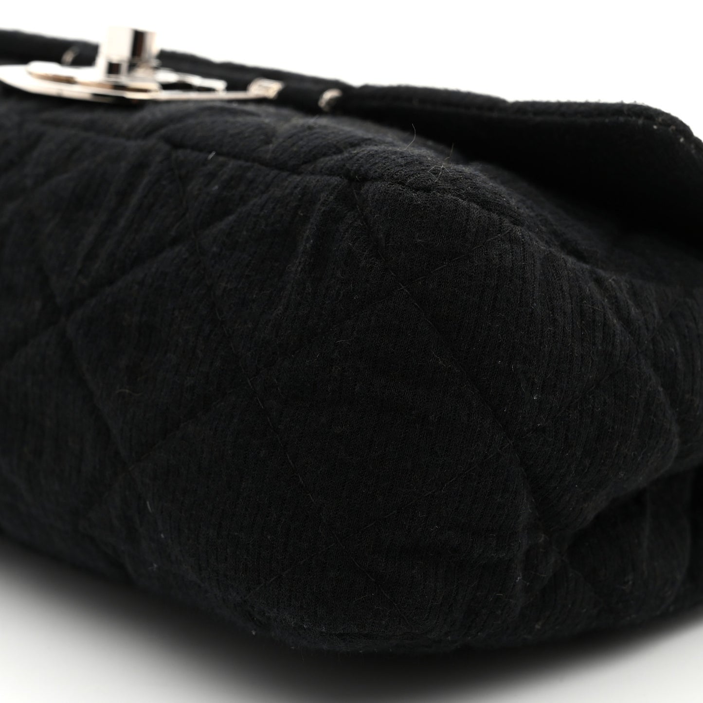 Fabric Quilted Le Marais Flap Black