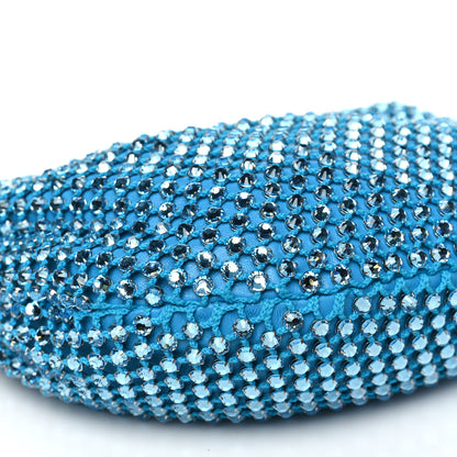 Bottega Veneta Mesh Crystal Nappa Intrecciato Mini Jodie Pool Aquamarine 9 of 10