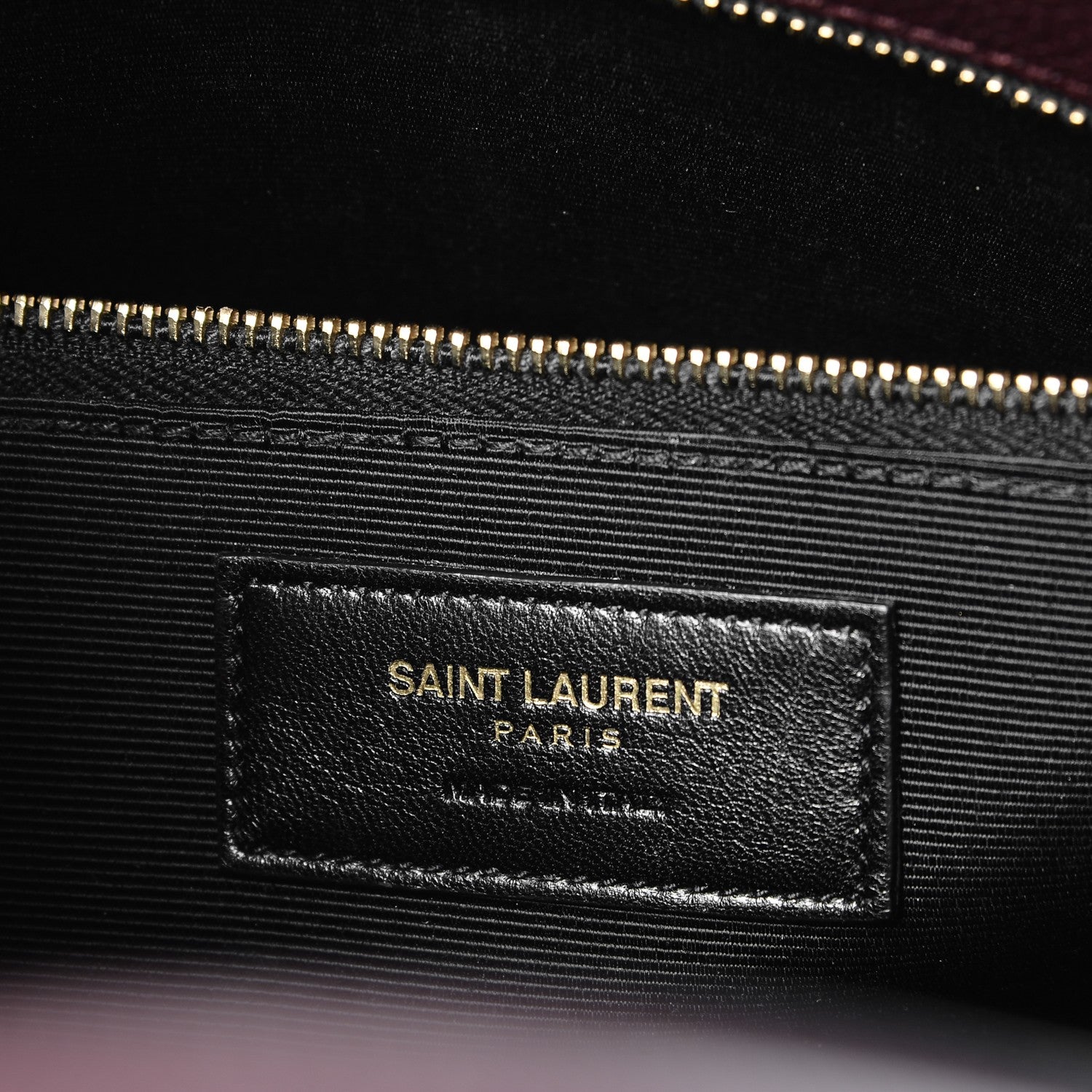Saint Laurent Grained Calfskin Small Sac De Jour Bordeaux 6 of 7