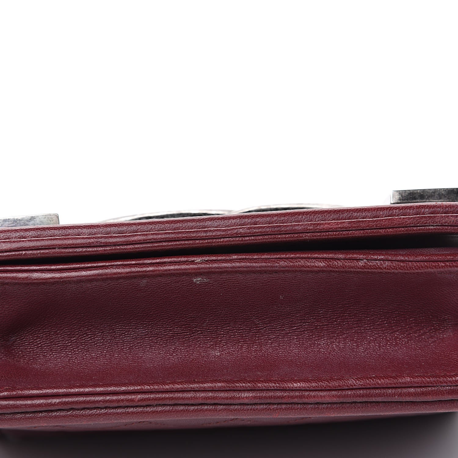 Chanel Lambskin Plexiglass Boy Brick Burgundy 13 of 17
